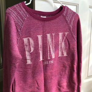 Pink Victoria’s Secret sweater XS